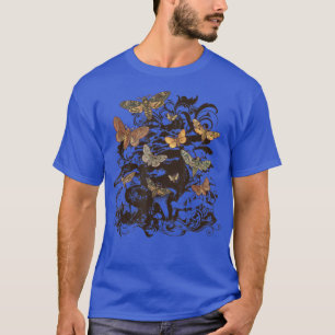 Camiseta Fairy Grunge Fairycore Estética Luna Moth Mushroo