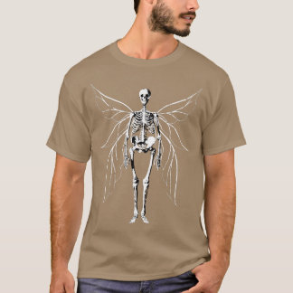 Camiseta Fairy Grunge Fairycore Fallen Skeleton Gothic Butt