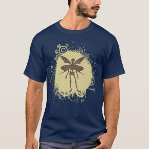 Camiseta Fairy Grunge Fairycore Skeleton Butterfl