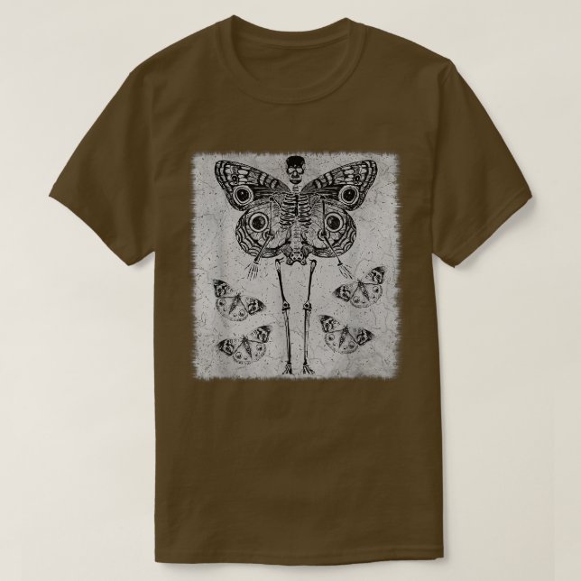 Camiseta Fairy Grunge Fairycore Skeleton Butterfly Gothic C (Diseño del anverso)