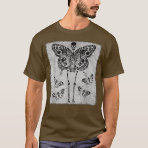 Camiseta Fairy Grunge Fairycore Skeleton Butterfly Gothic C