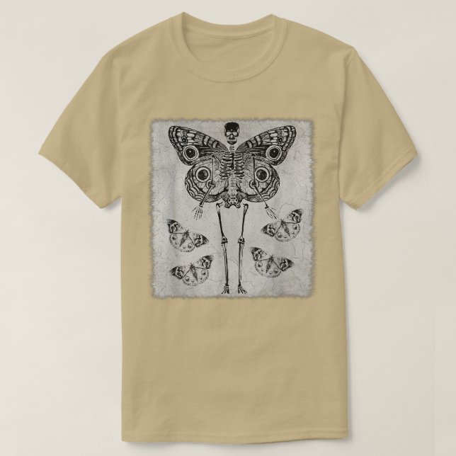 Camiseta Fairy Grunge Fairycore Skeleton Butterfly Gothic C (Diseño del anverso)