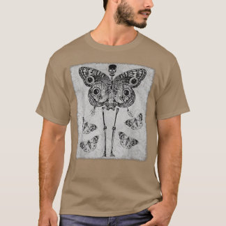 Camiseta Fairy Grunge Fairycore Skeleton Butterfly Gothic C