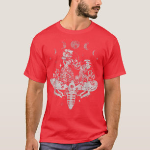 Camiseta Fairy Grunge Fairycore Skeleton Gótico Lun