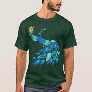 Camiseta Fairy Magical Peacock Gracioso Aves Cutas Amor Ani