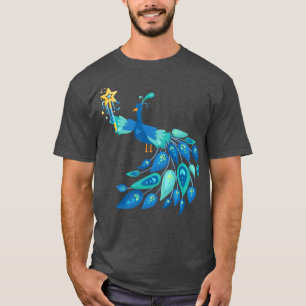 Camiseta Fairy Magical Peacock Gracioso Aves Cutas Amor Ani
