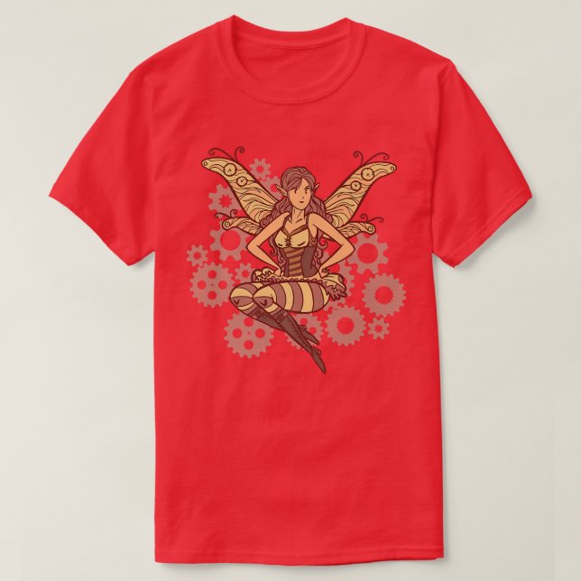 Camiseta Fairy Piie Steampunk Fairy (Diseño del anverso)
