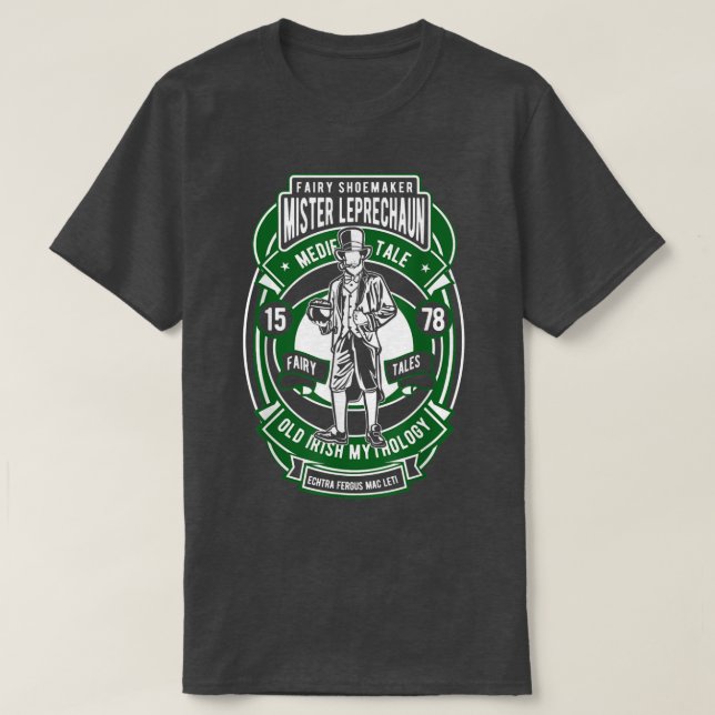 Camiseta Fairy Shoemaker Mister Leprechaun (Diseño del anverso)