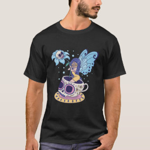 Camiseta Fairy Sugar Skull Mug Butterfly Tea Pot WWitch Mag