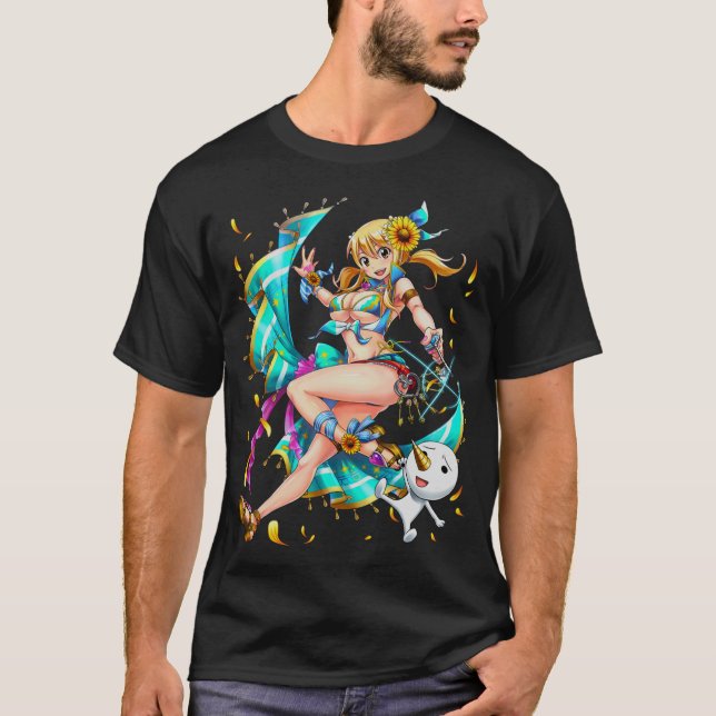 Camiseta Fairy Tail Lucy Heartfilia (Anverso)