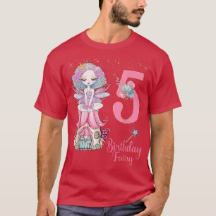 Camiseta Fairy Tale Fairies Princess Birthday Party 1ª 4ª f