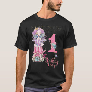Camiseta Fairy Tale Fairies Princess Birthday Party 1ª 4ª f