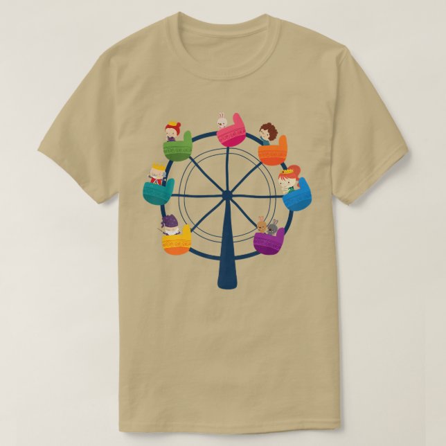 Camiseta Fairy Tale Kingdom by Eggroll GamesRoyal Ferris Wh (Diseño del anverso)