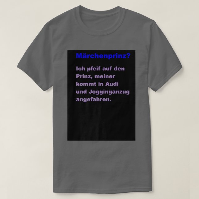 Camiseta Fairy Tale Prince (Diseño del anverso)