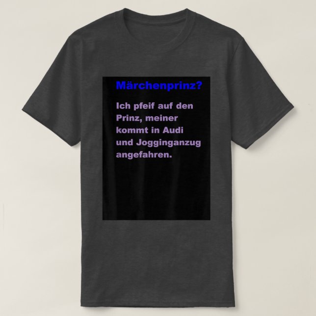 Camiseta Fairy Tale Prince (Diseño del anverso)