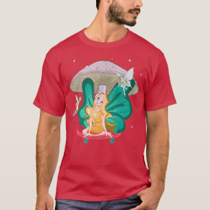 Camiseta Fairycore Aesthetic Fairy Grunge Skateboarding Mus