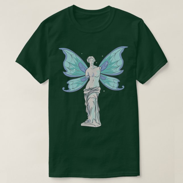 Camiseta Fairycore Aesthetic Fairy Venus De Milo Statue Fae (Diseño del anverso)
