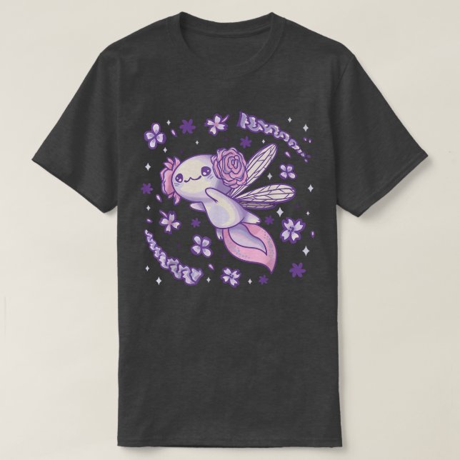 Camiseta Fairycore Aesthetic Kawaii Aolotl  (Diseño del anverso)