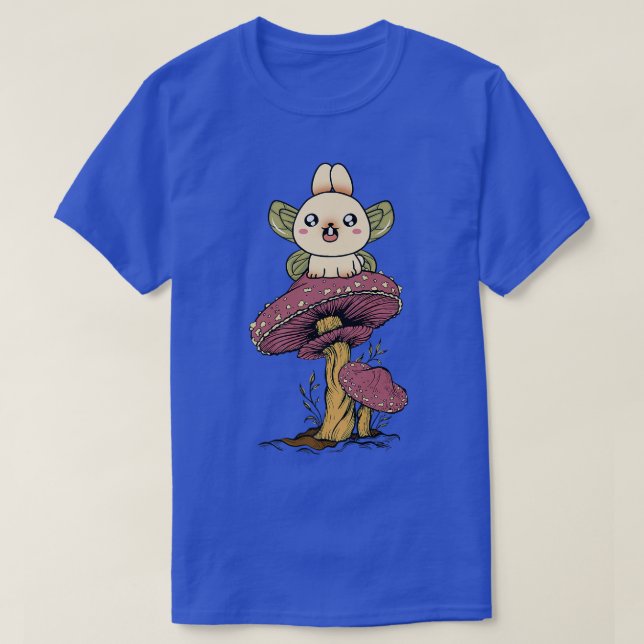 Camiseta Fairycore Aesthetic Kawaii Fairy Bunny Rabbit On A (Diseño del anverso)