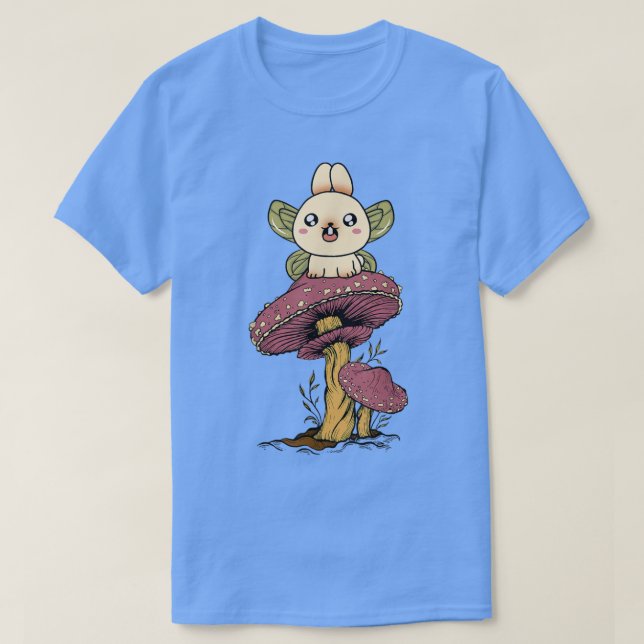Camiseta Fairycore Aesthetic Kawaii Fairy Bunny Rabbit On A (Diseño del anverso)