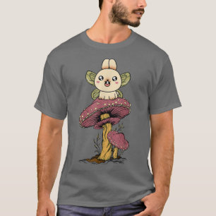 Camiseta Fairycore Aesthetic Kawaii Fairy Bunny Rabbit On A