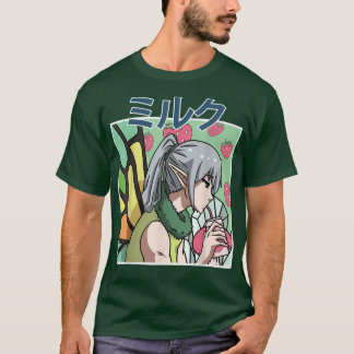Camiseta Fairycore Chica de anime estético Kawaii Mil japon