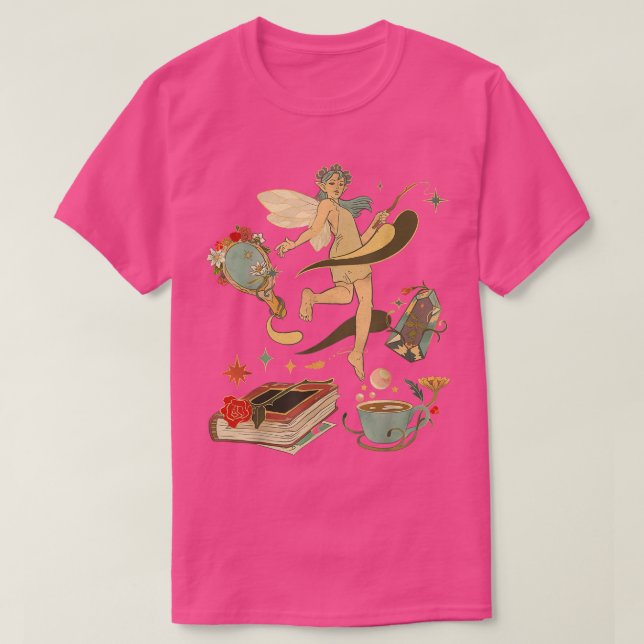 Camiseta Fairycore Crystal Fairy Grunge Magic WitchThings (Diseño del anverso)