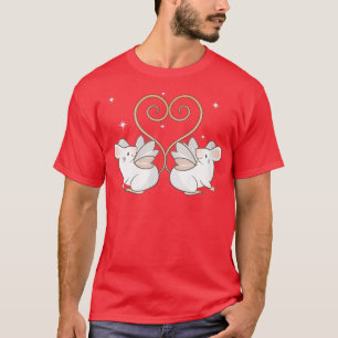 Camiseta Fairycore Estética Cuidada Hada Rata Ratón Tail He