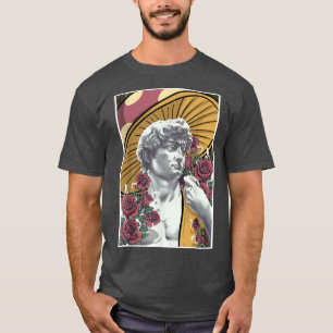 Camiseta Fairycore Estética David Por Michelangelo Rosas Mu