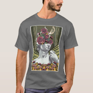 Camiseta Fairycore Estética David Por Michelangelo Rosas Mu