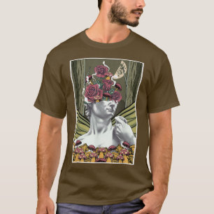Camiseta Fairycore Estética David Por Michelangelo Rosas Mu