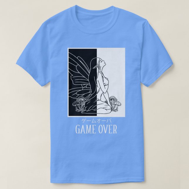 Camiseta Fairycore estética de hadas Grunge japonés (Diseño del anverso)