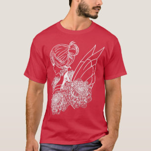 Camiseta Fairycore Estética Fairy Anime Chica Gótico japoné