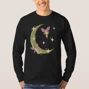 Camiseta Fairycore Estética Fairy Core Grunge Crescent Moo