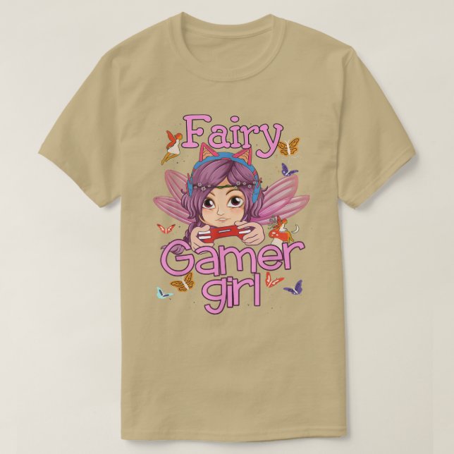 Camiseta Fairycore Estética Fairy Core Grunge Video Gamer (Diseño del anverso)