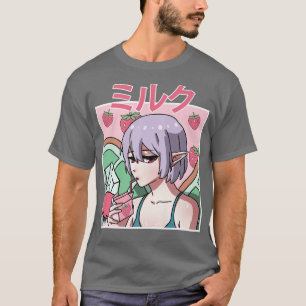 Camiseta Fairycore Estética Hada Bebida Fana Japonesa