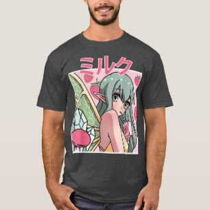 Camiseta Fairycore Estética Hada Bebida Fana Japonesa