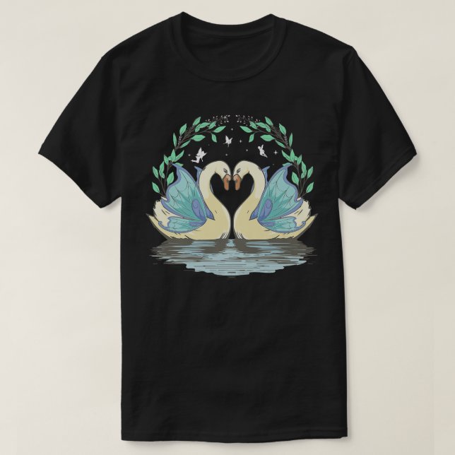 Camiseta Fairycore Estética Hada Grunge Duck Goose Geese (Diseño del anverso)