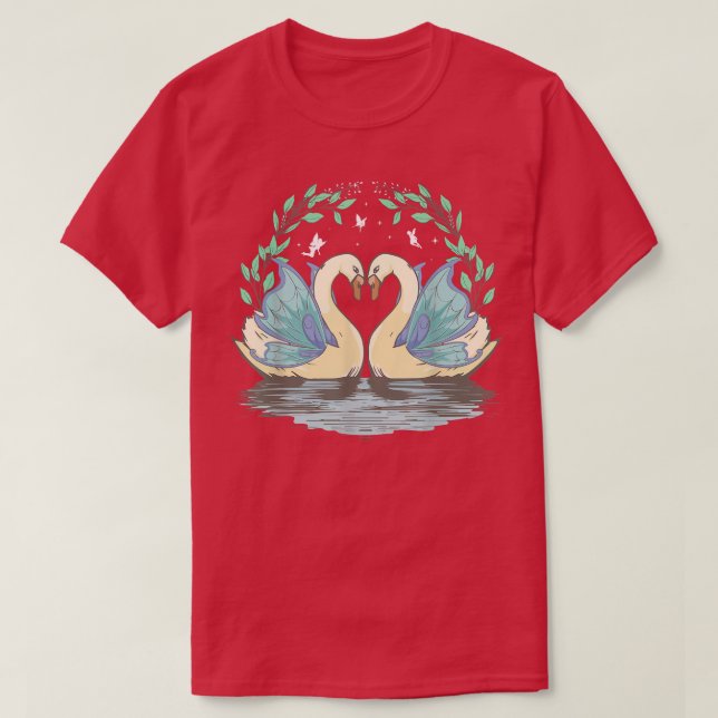 Camiseta Fairycore Estética Hada Grunge Duck Goose Geese (Diseño del anverso)
