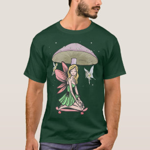 Camiseta Fairycore Estética Hada Grunge Skateboarding Mus