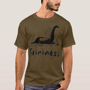 Camiseta Fairycore Estética Hada Loch Ness Monster Fairin