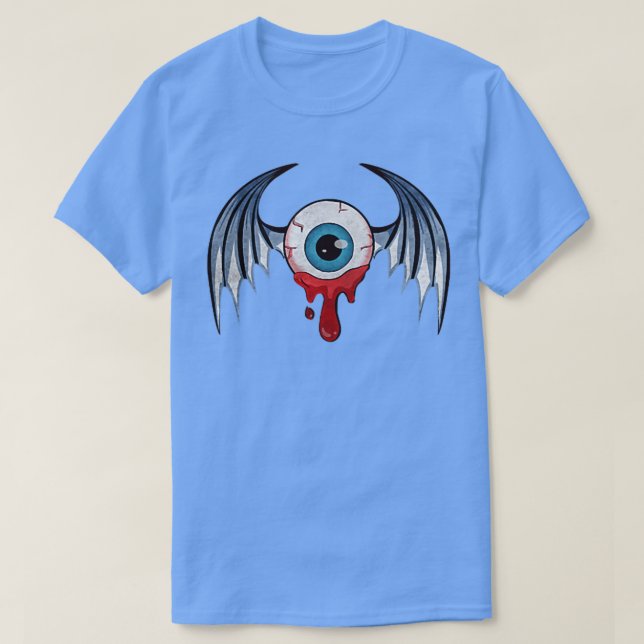 Camiseta Fairycore Estético Fairy Eyeball Drip Sangre Raro (Diseño del anverso)