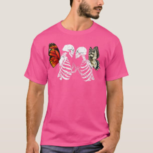 Camiseta Fairycore Faecore Fairywave Skeleton Kissing Fairy