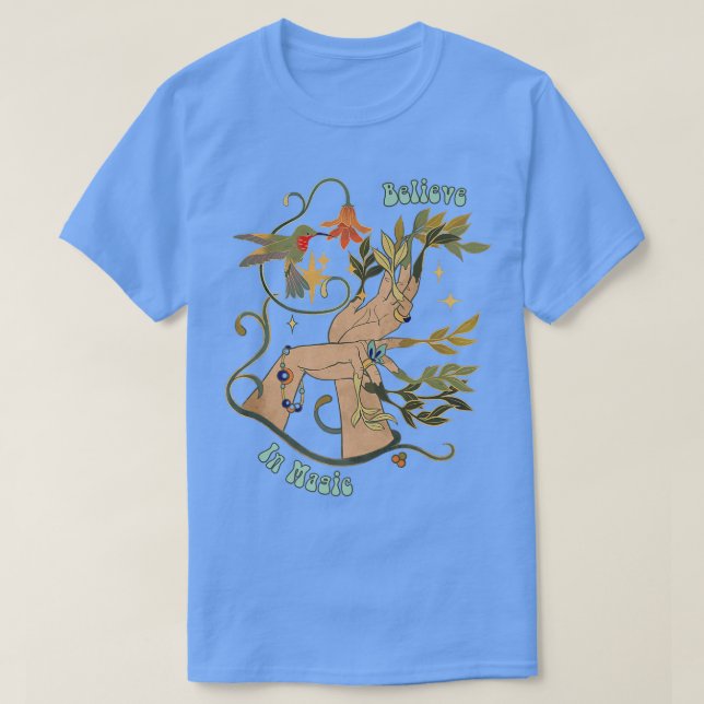 Camiseta Fairycore Fairy Grunge Gothic Moon Witchen Vibes A (Diseño del anverso)