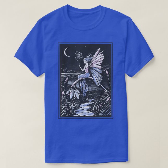 Camiseta Fairycore Fairywave Faecore Fairy Night Fantasy Ma (Diseño del anverso)