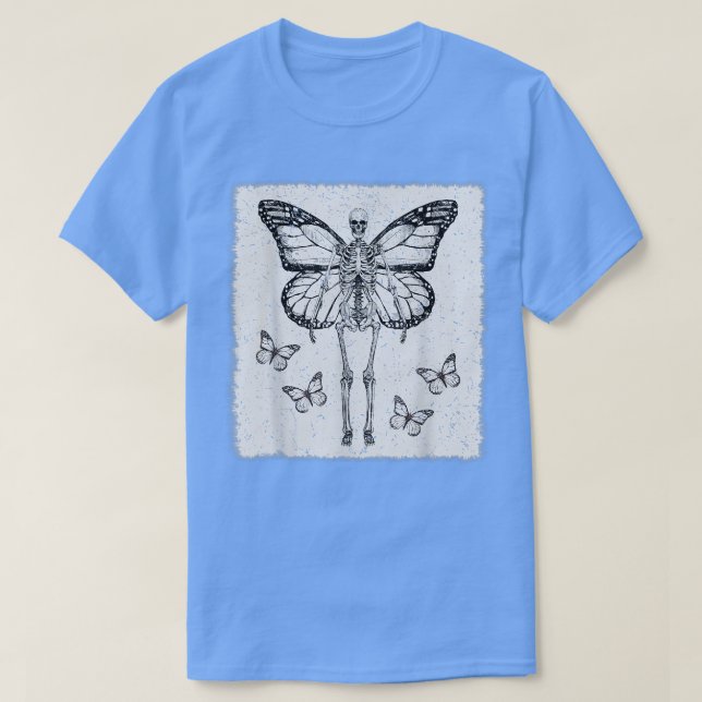 Camiseta Fairycore Gótico estético Funny Skeleton Gótico Fa (Diseño del anverso)