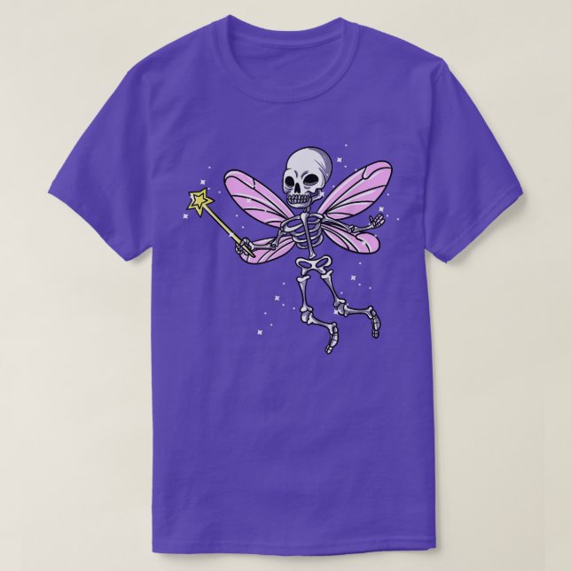 Camiseta Fairycore Hada de Esqueleto Gótico  (Diseño del anverso)