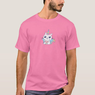 Camiseta Fairycore Hada Estética Kawaii Unicorn Cat Y M