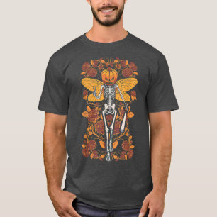 Camiseta Fairycore Skeleton Butterfly Fairy Gothic Hallowee