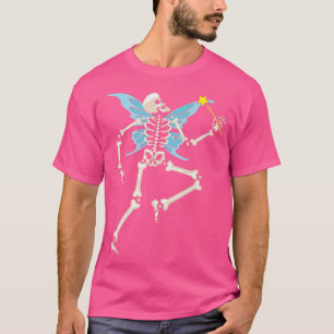 Camiseta Fairycore Skeleton Estético Gótico Grunge de hadas